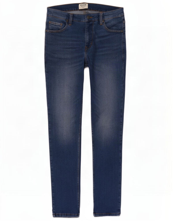 Mustang Mens Vegas Slim Jeans W30 L32 Blue Cotton