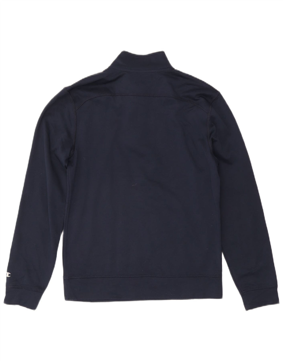 Champion Mens Graphic Sweatshirt Jumper Small Navy Blue Polyester Sports