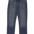 Levi's Mens Straight Jeans W36 L29 Blue Cotton