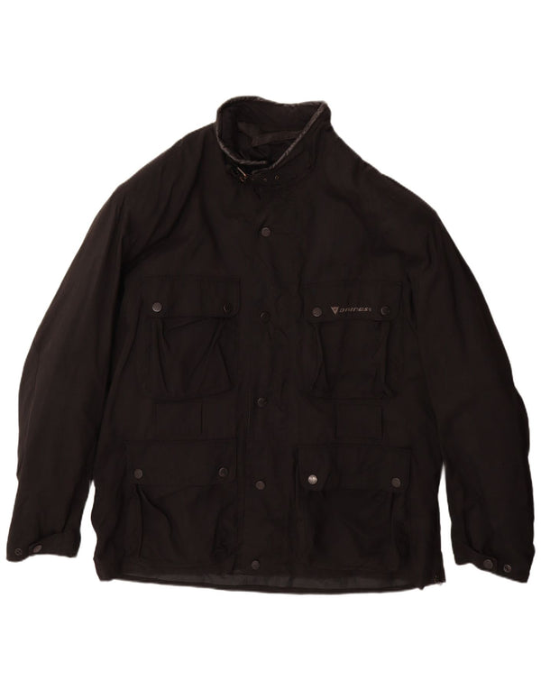 DAINESE Mens Racer Jacket IT 48 4XL Black Nylon