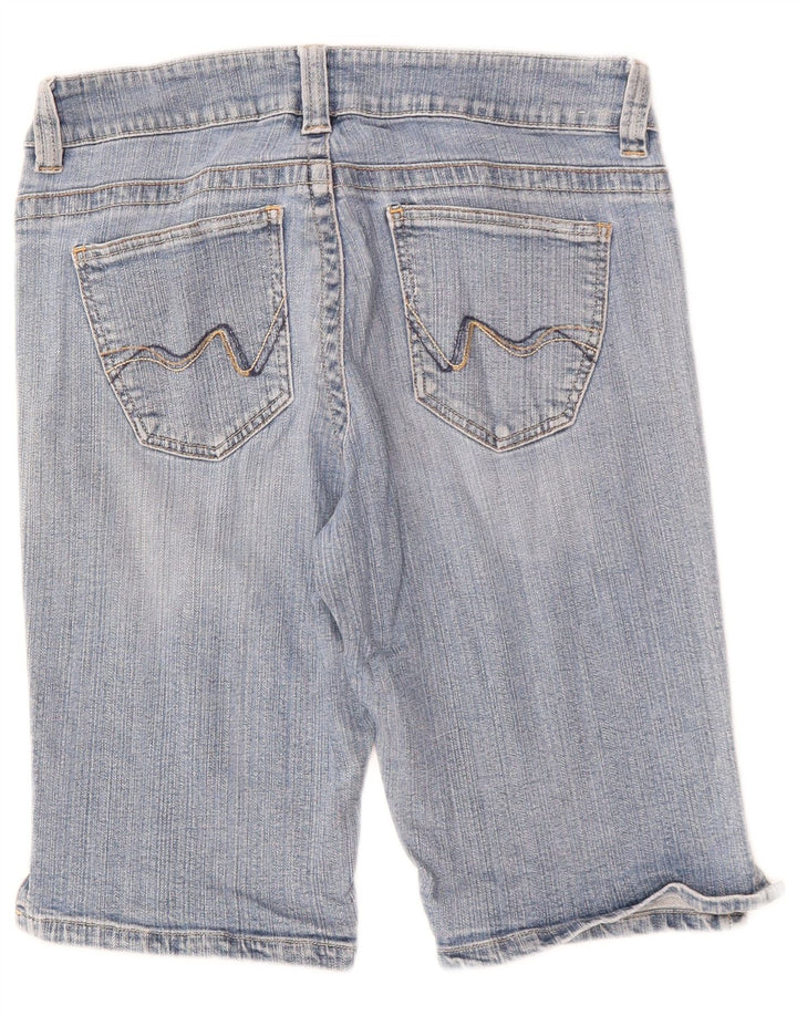 LEE Womens Denim Shorts US 11/12 Large W32  Blue Cotton