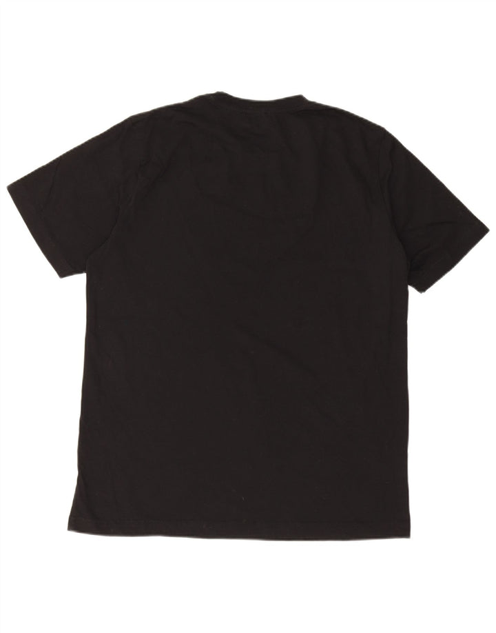 Diesel Mens Graphic T-Shirt Top Large Black Cotton