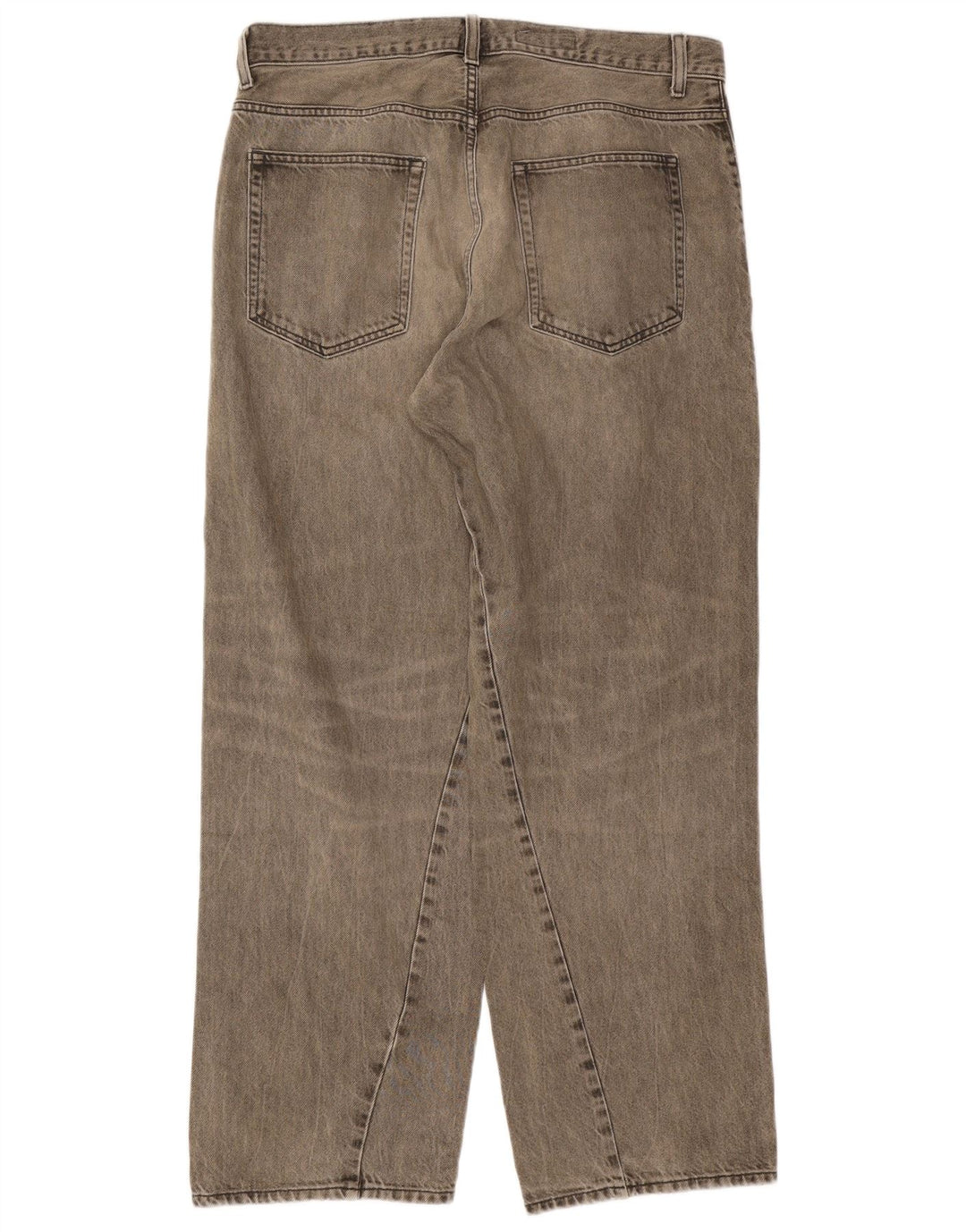 Zara Womens Loose Jeans EU 42 Large W32 L32 Grey Cotton