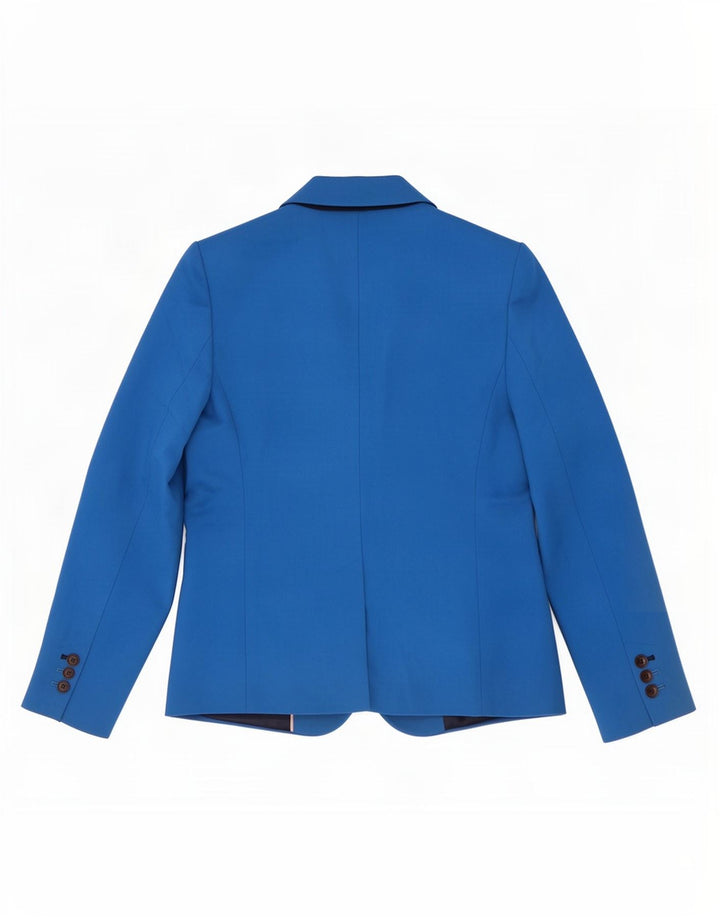 Boden Womens 2 Button Blazer Jacket UK 14 Medium Blue Viscose