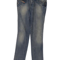 Diesel Womens Kycut Slim Jeans W28 L31 Blue Cotton