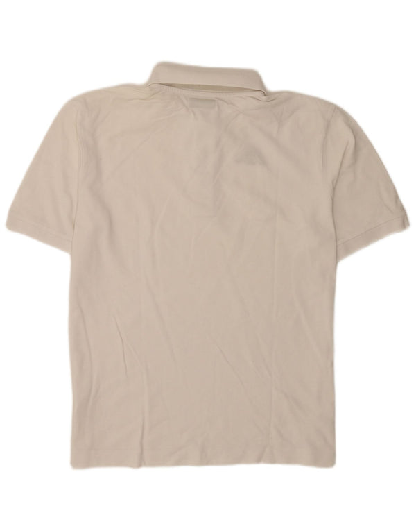 Kappa Mens Polo Shirt Large White Cotton