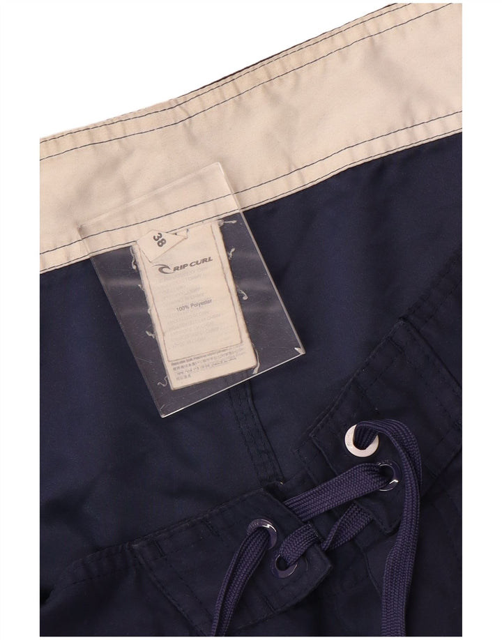 Rip Curl Mens Graphic Swimming Shorts XL  Navy Blue Polyester