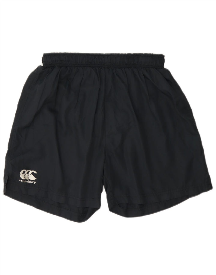 Canterbury Womens Sport Shorts UK 14 Medium Navy Blue Polyester