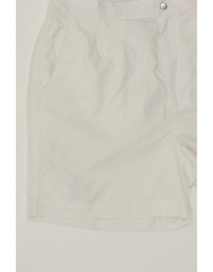 FILA Womens Chino Shorts Large W32  White Polyester Vintage Fila and Second-Hand Fila from Messina Hembry 