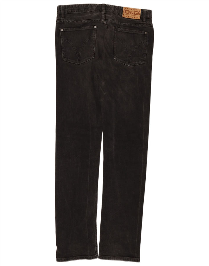 DOLCE & GABBANA Mens Slim Jeans W34 L35 Black