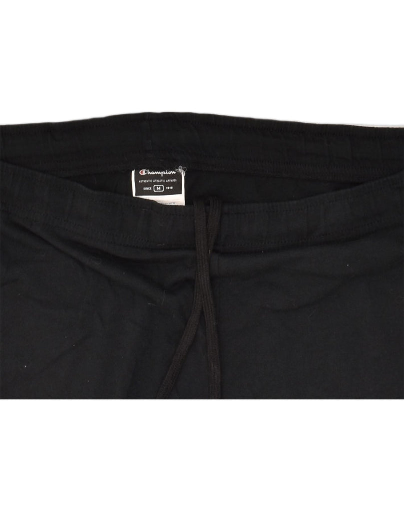 CHAMPION Womens Sport Shorts Medium Black Cotton | Vintage Champion | Thrift | Second-Hand Champion | Used Clothing | Messina Hembry 