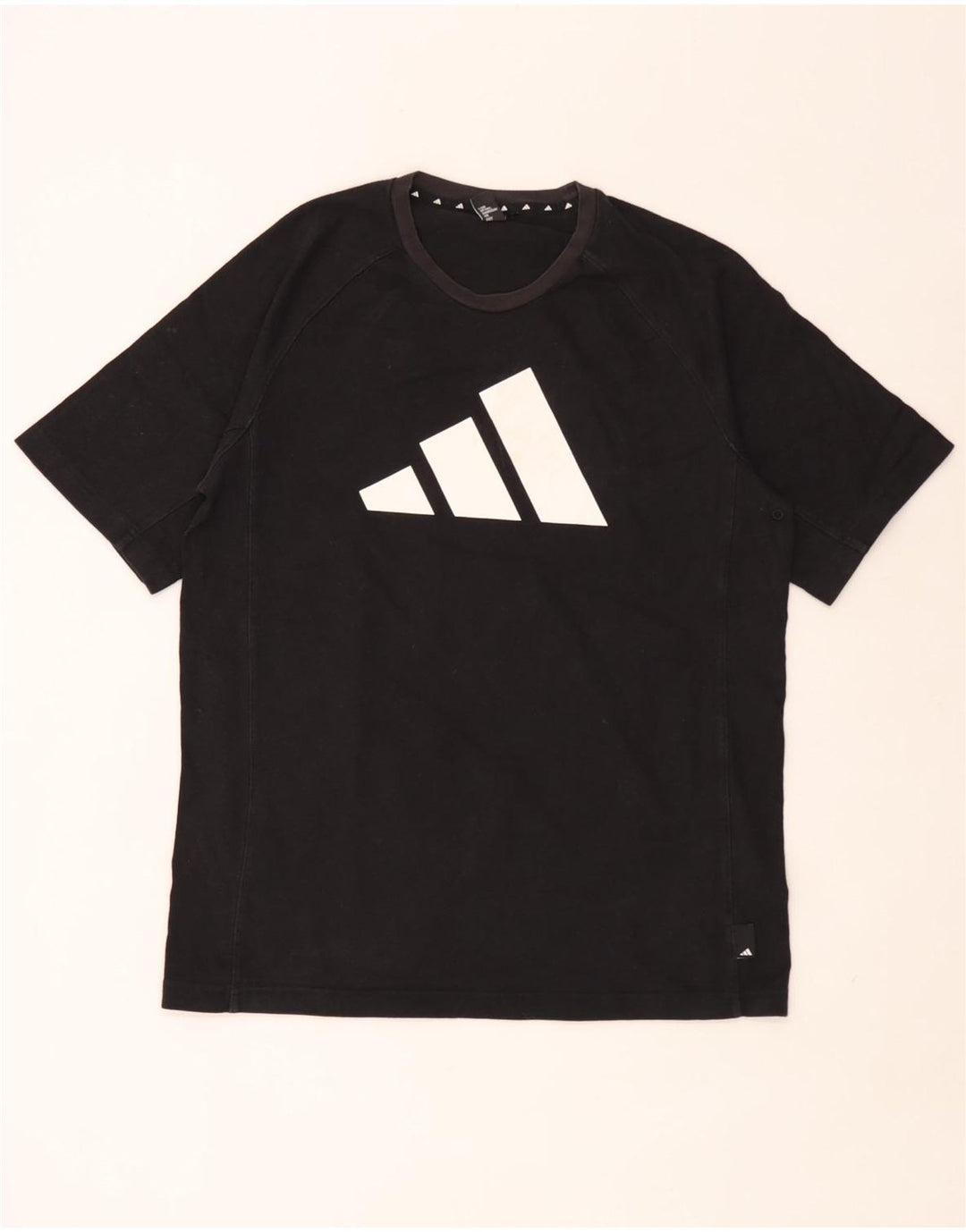 Adidas Mens Graphic T-Shirt Top Medium Black