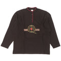 Campagnolo Womens Oversized Graphic Sweatshirt Jumper UK 16 Large Black