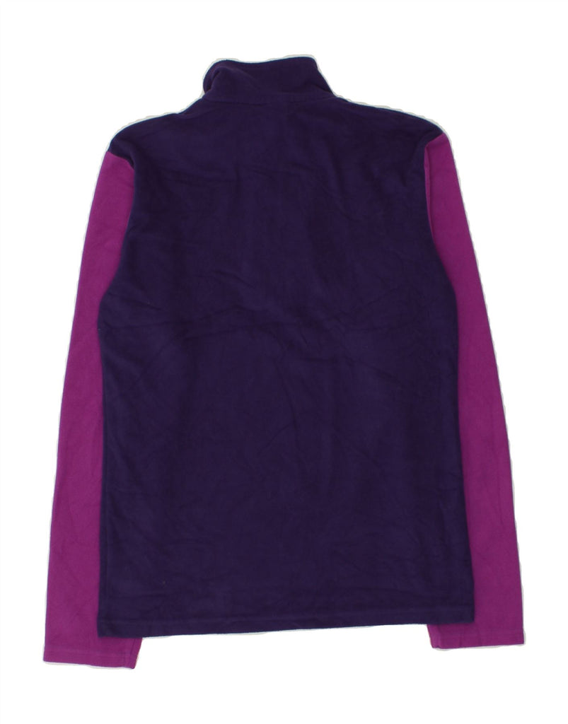 MOUNTAIN WAREHOUSE Girls Zip Neck Fleece Jumper 12-13 Years Purple | Vintage Mountain Warehouse | Thrift | Second-Hand Mountain Warehouse | Used Clothing | Messina Hembry 