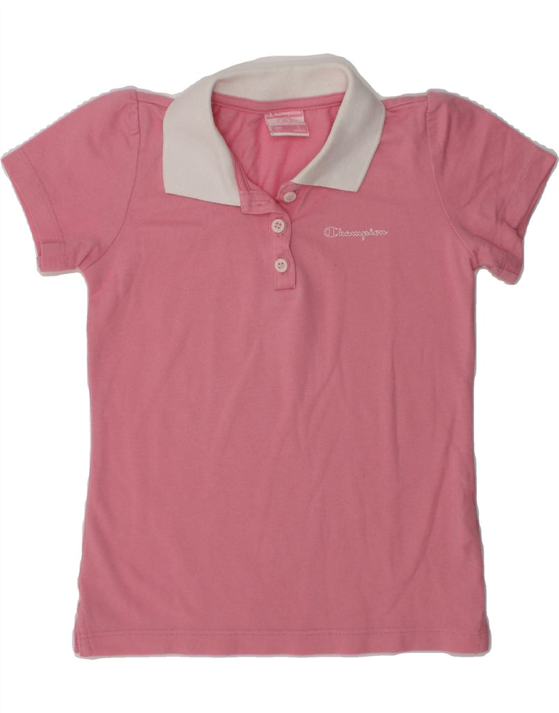 CHAMPION Girls Polo Shirt 2-3 Years Pink Cotton | Vintage Champion | Thrift | Second-Hand Champion | Used Clothing | Messina Hembry 