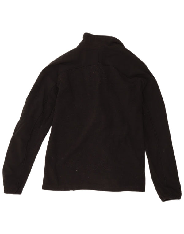 The North Face Womens Fleece Jacket UK 38 Medium Black Polyester