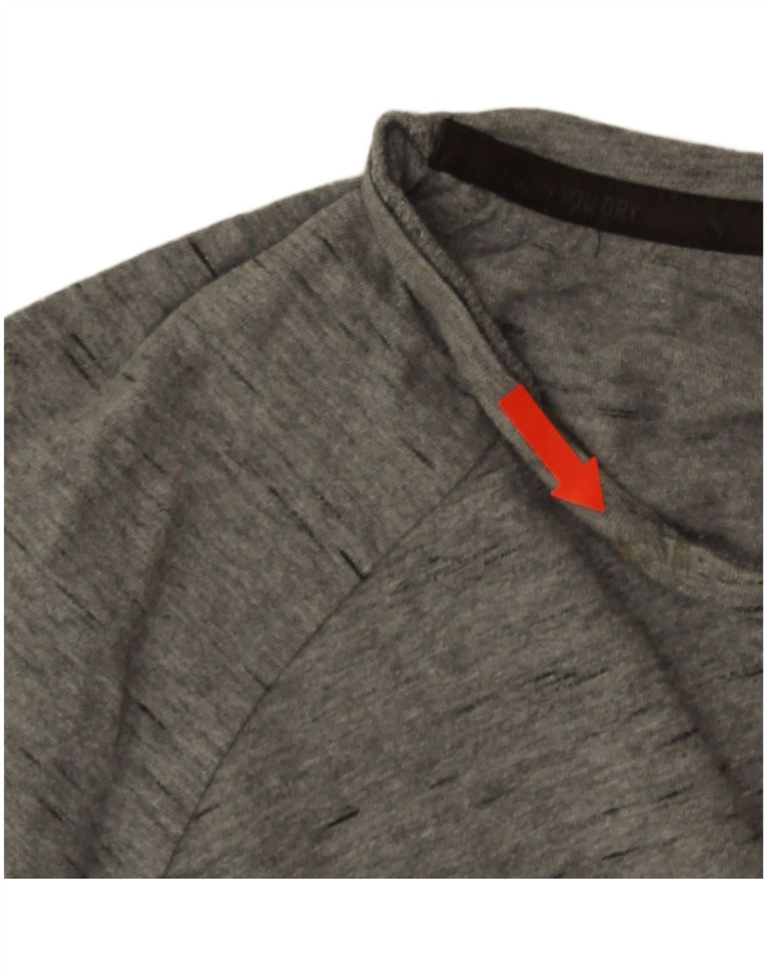 Puma Mens T-Shirt Top Large Grey Flecked Cotton