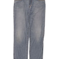 Trussardi Womens Straight Jeans W32 L34 Blue Cotton