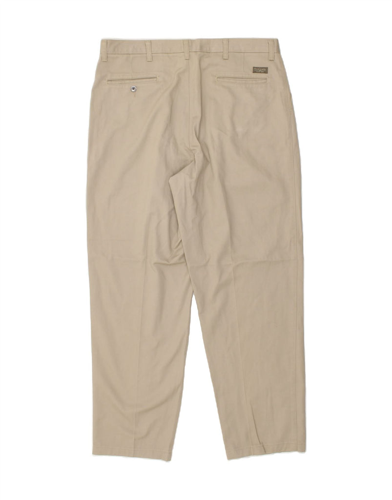 LEE Mens Pegged Chino Trousers W38 L32  Beige Cotton | Vintage Lee | Thrift | Second-Hand Lee | Used Clothing | Messina Hembry 