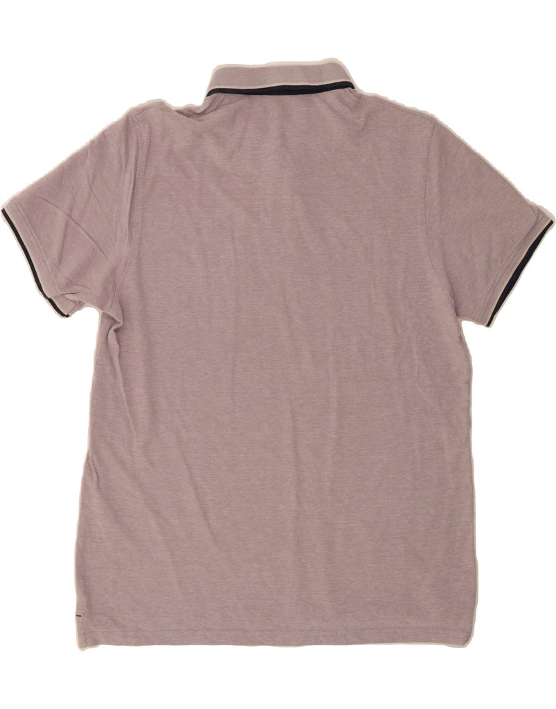 JACK & JONES Mens Polo Shirt XL Purple Flecked Cotton Vintage Jack & Jones and Second-Hand Jack & Jones from Messina Hembry 