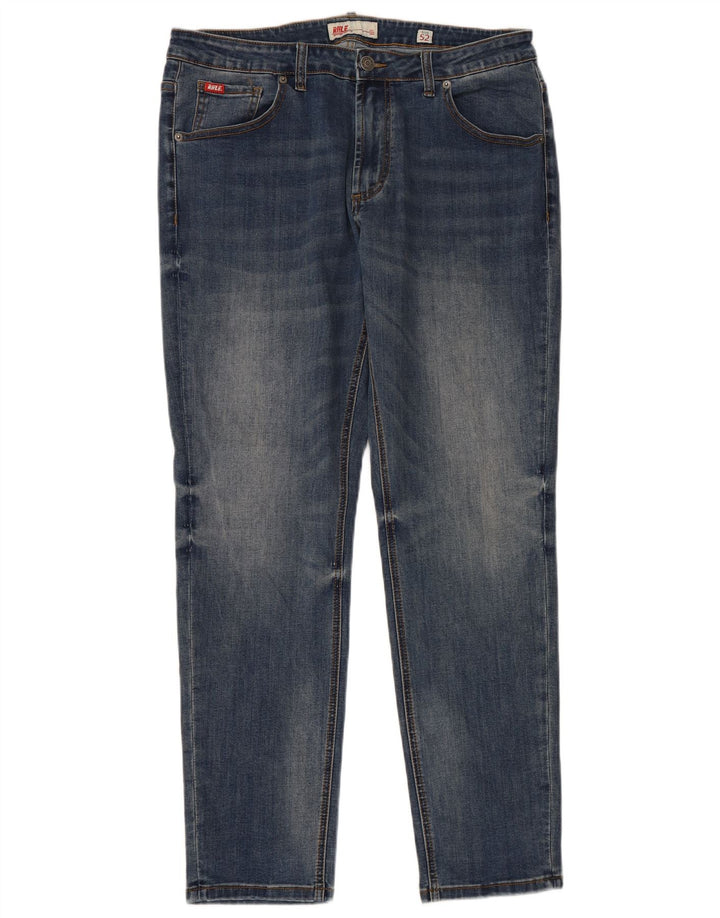 Rifle Mens Slim Jeans IT 52 XL W38 L32 Blue Cotton