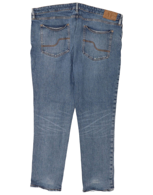 Fat Face Mens Slim Jeans W42 L28 Blue Cotton