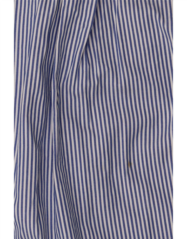Ralph Lauren Boys Shirt 7-8 Years Blue Striped Cotton