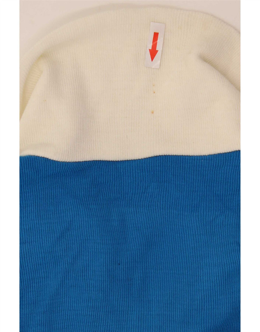 Vintage Mens Graphic Long Sleeve Rugby Polo Shirt Medium Blue
