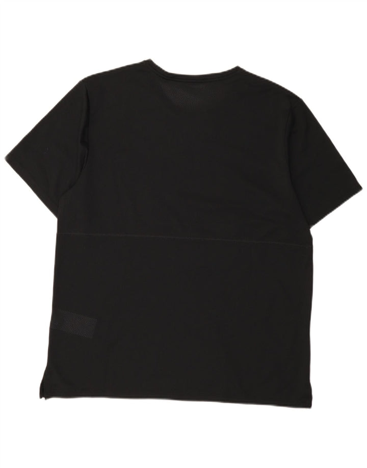 Nike Mens Dri Fit T-Shirt Top Large Black Polyester