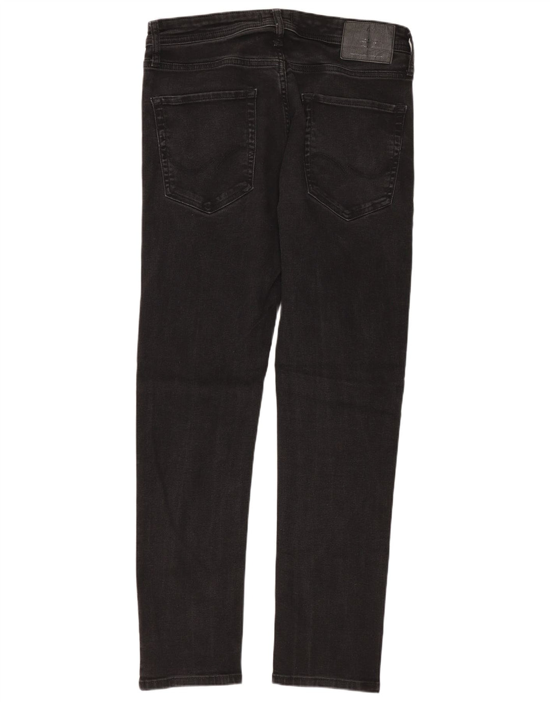 Jack & Jones Mens Slim Jeans W32 L32 Black Cotton
