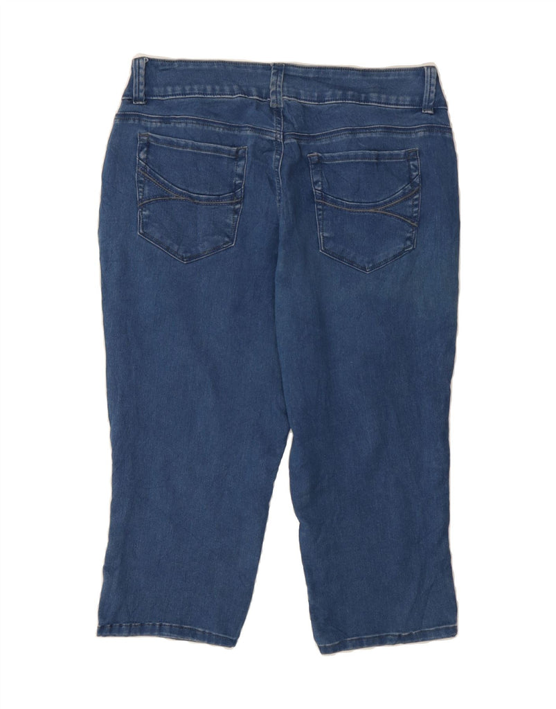 LEE Womens Riders Capri Jeans US 14 XL W34 L20 Blue Cotton Vintage Lee and Second-Hand Lee from Messina Hembry 