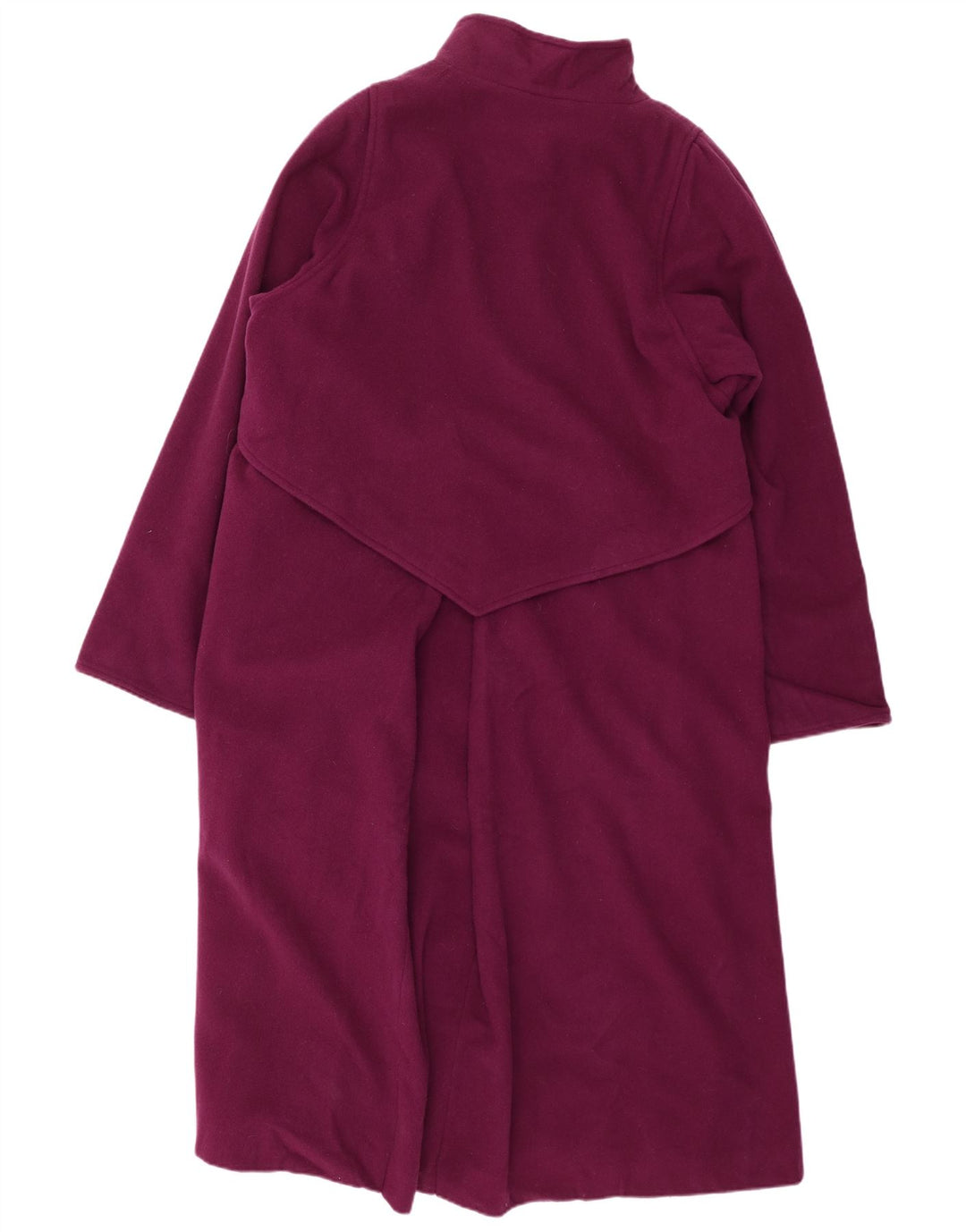 LONDON FOG Womens Trench Coat US 10 Large Purple Wool