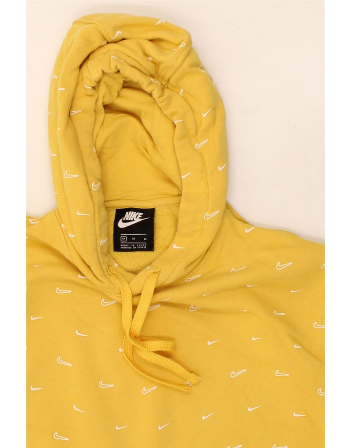 NIKE Womens Hoodie Jumper UK 14 Medium Yellow Cotton Vintage Nike and Second-Hand Nike from Messina Hembry 