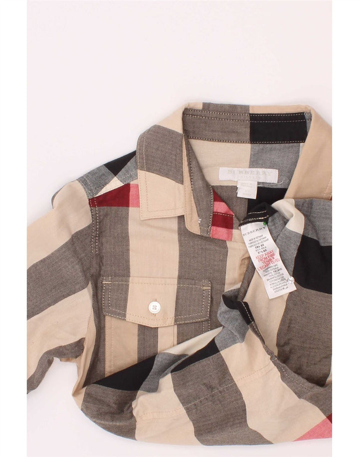 Burberry Boys Shirt 5-6 Years Multicoloured Check Cotton