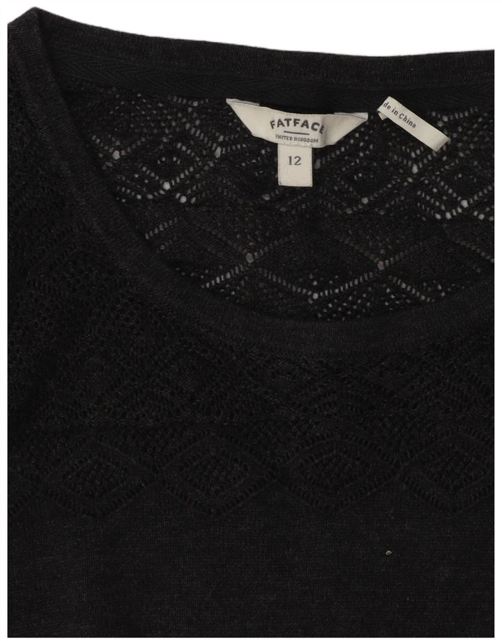 Fat Face Womens Jumper Dress UK 12 Medium Grey