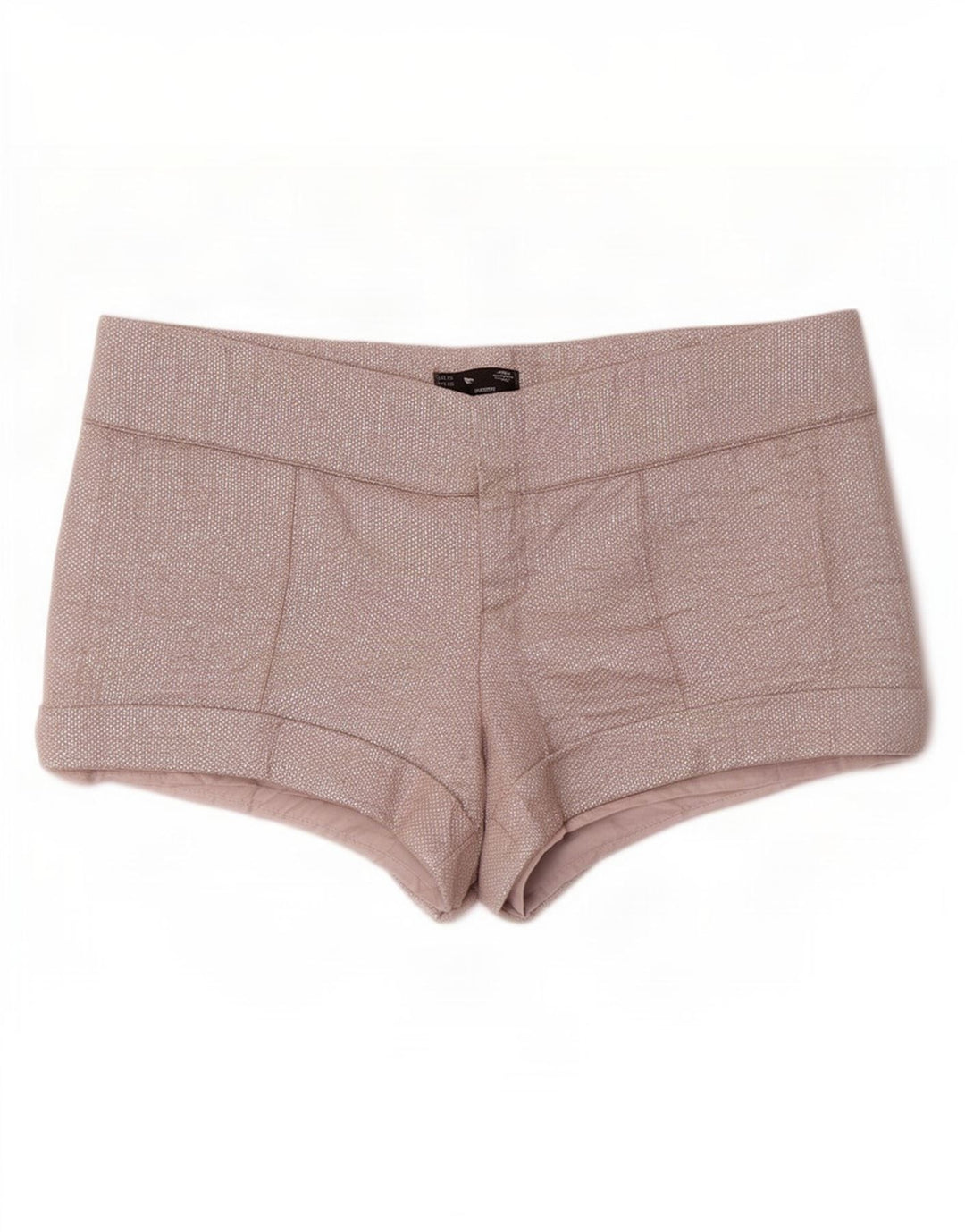 Zara Womens Trafaluc Hot Pants EU 40 Medium W30 Silver Cotton