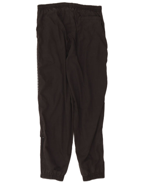 Puma Mens Tracksuit Trousers Joggers Medium  Black Striped Polyester