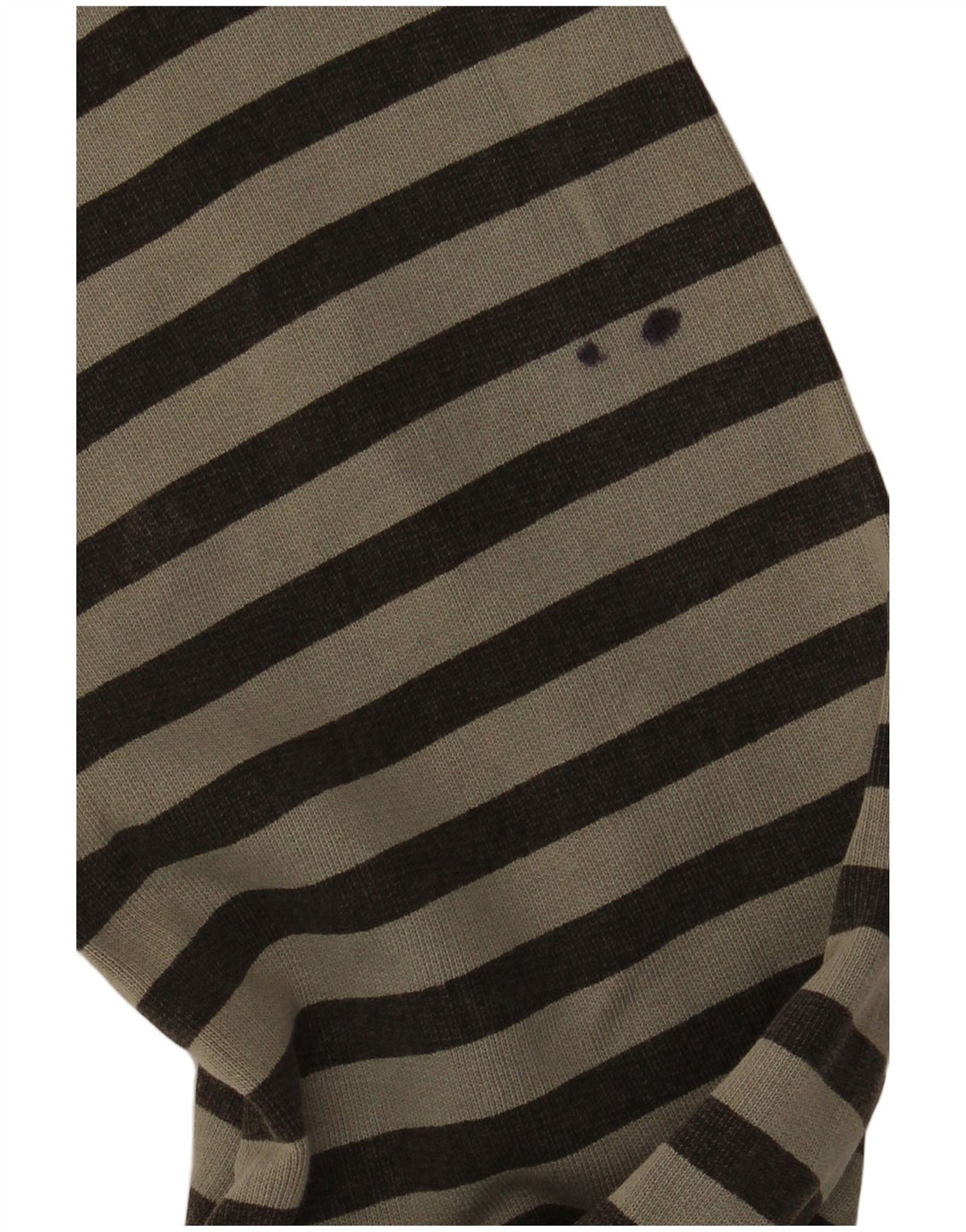 Fat Face Mens Top Long Sleeve Large Beige Striped Cotton