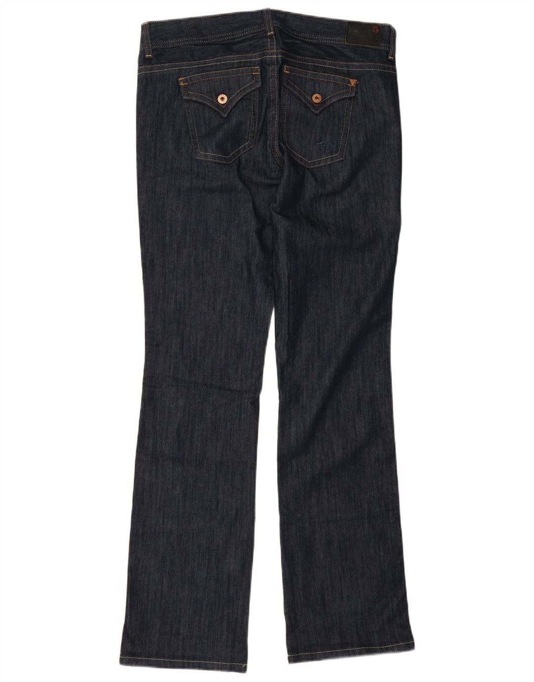 Guess Womens Bootcut Jeans W31 L34 Navy Blue Cotton