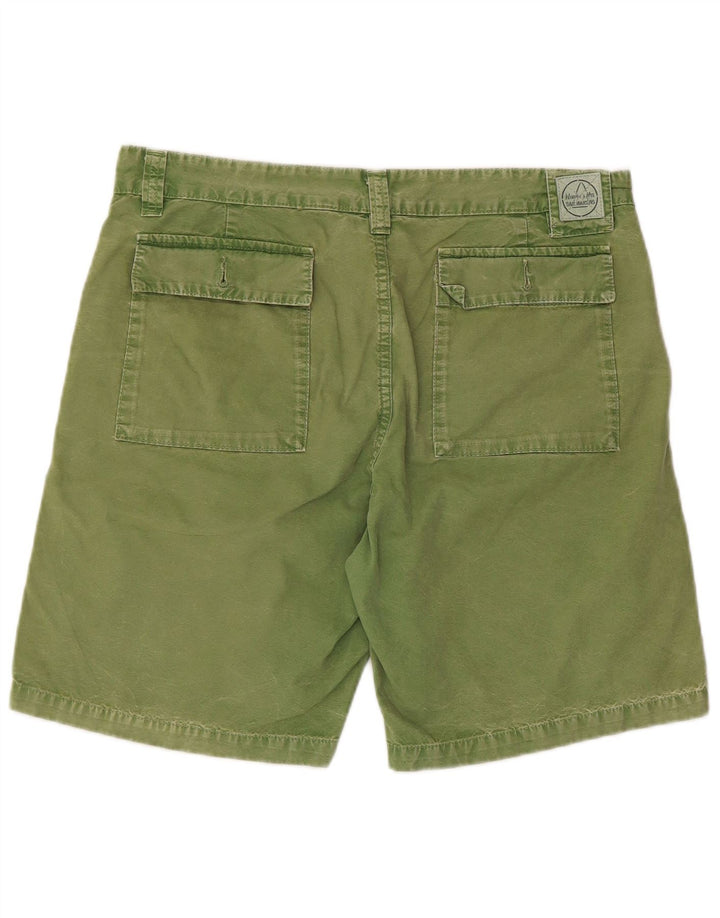 Murphy & Nye Mens Chino Shorts  W34 Large Green Cotton