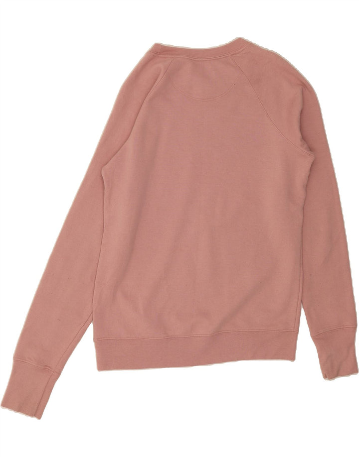 CHAMPION Womens Sweatshirt Jumper UK 14 Medium Pink Polyester Vintage Champion and Second-Hand Champion from Messina Hembry 