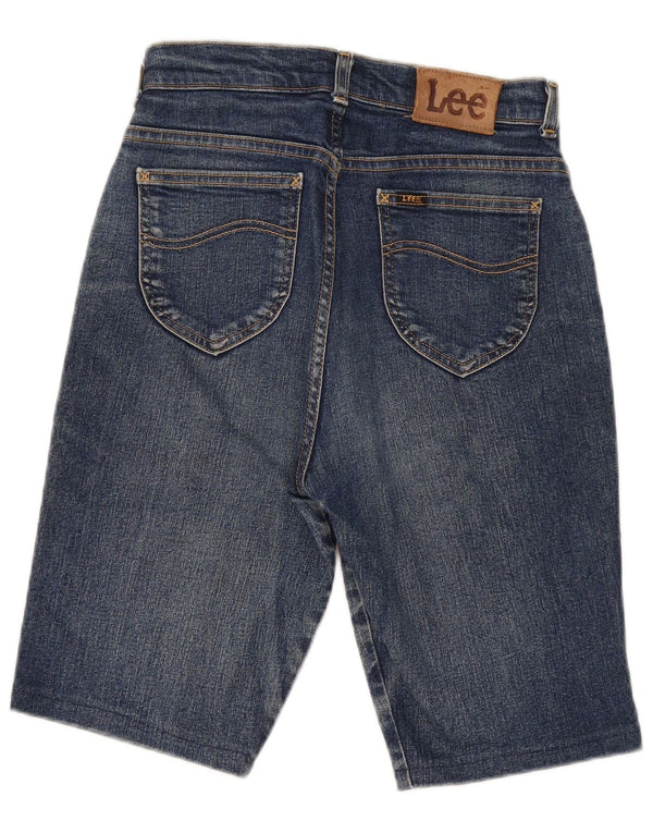 Lee Womens Denim Shorts W26 Small Blue