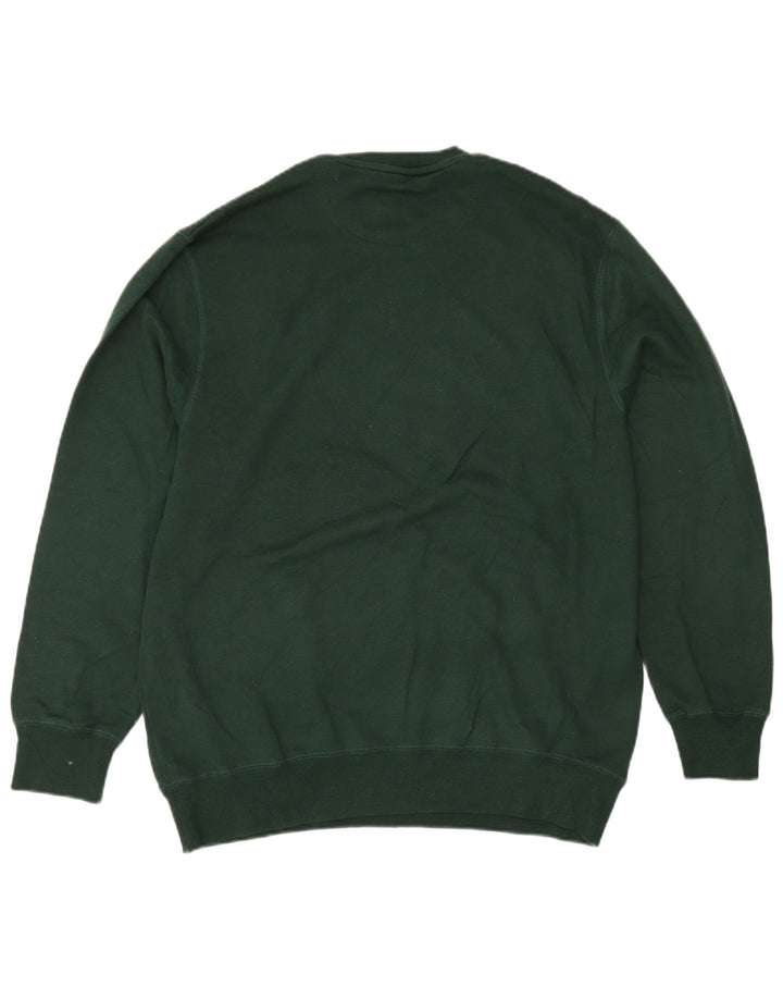 U.S. Polo Assn. Mens Sweatshirt Jumper Large Green Cotton