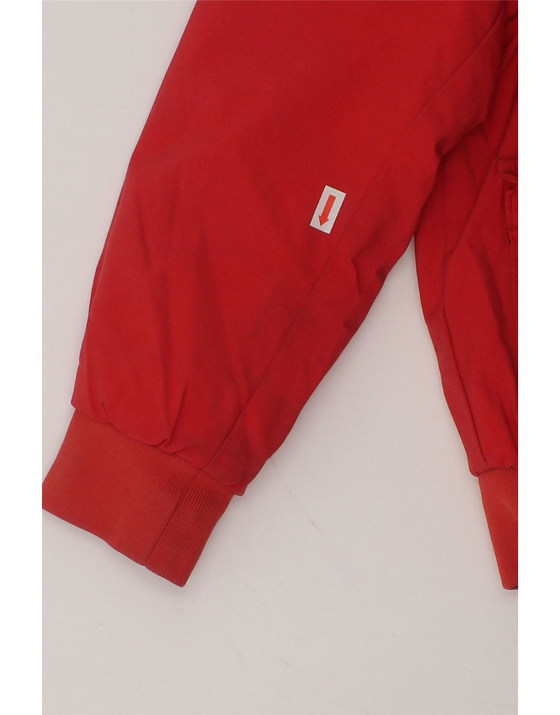 NAPAPIJRI Boys Hooded Padded Jacket 7-8 Years Red Polyamide | Vintage Napapijri | Thrift | Second-Hand Napapijri | Used Clothing | Messina Hembry 