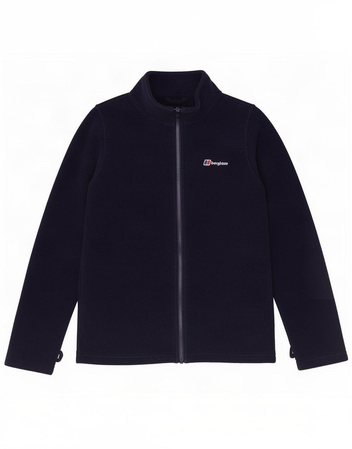 Berghaus Boys Liner Fleece Jacket 12-13 Years Navy Blue Polyester