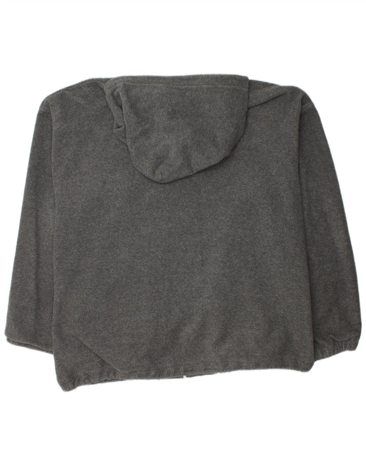 Champion Mens Hooded Fleece Jacket UK 44 2XL Grey
