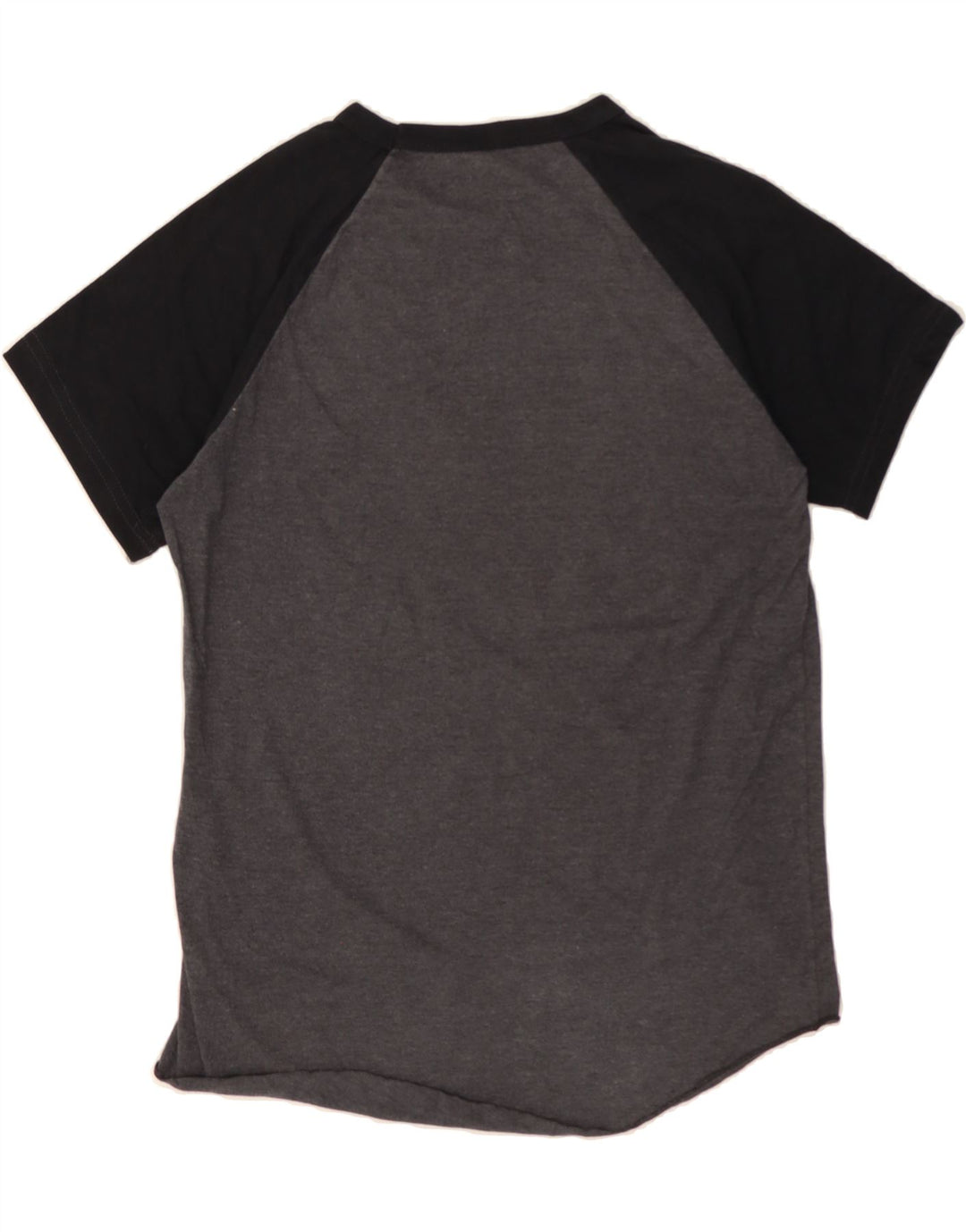 HURLEY Mens Graphic T-Shirt Top Large Grey Colourblock Cotton Vintage Hurley and Second-Hand Hurley from Messina Hembry 
