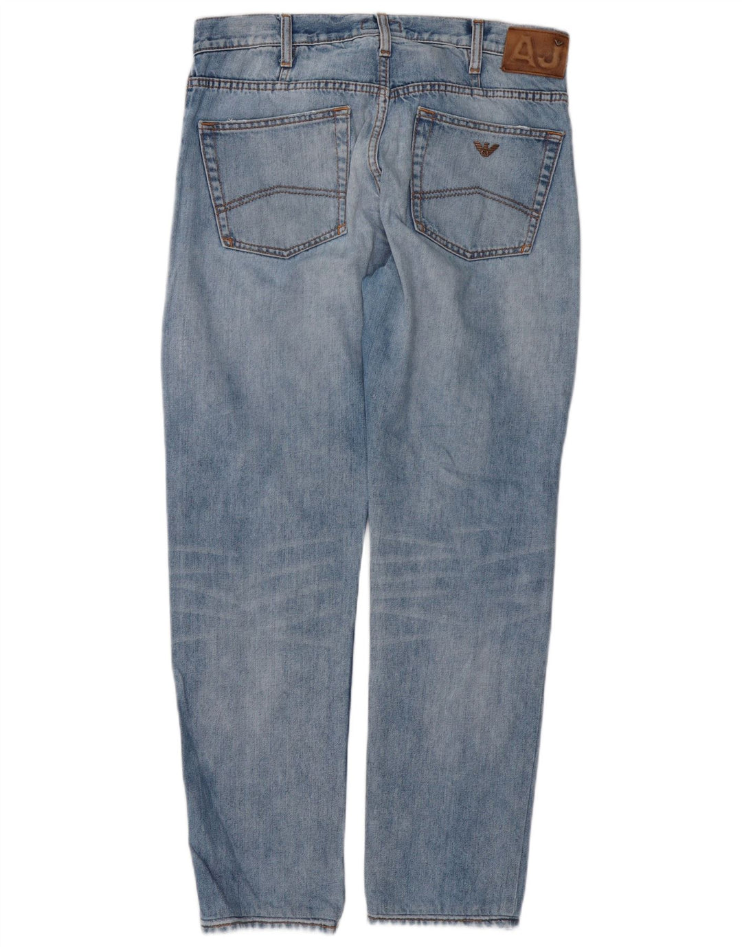 ARMANI Mens Straight Jeans W34 L30 Blue