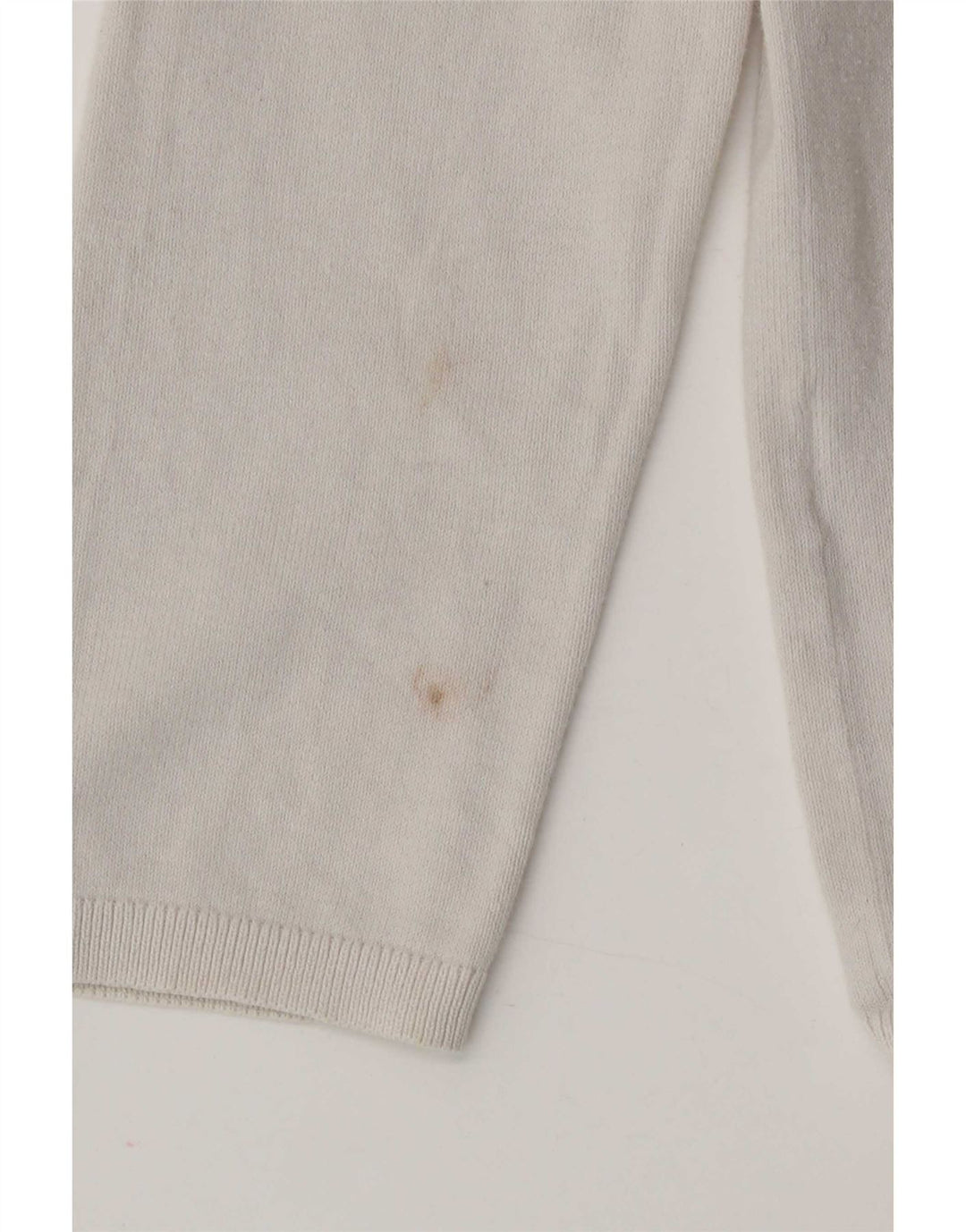 Tommy Hilfiger Womens V-Neck Jumper Sweater UK 14 Medium White