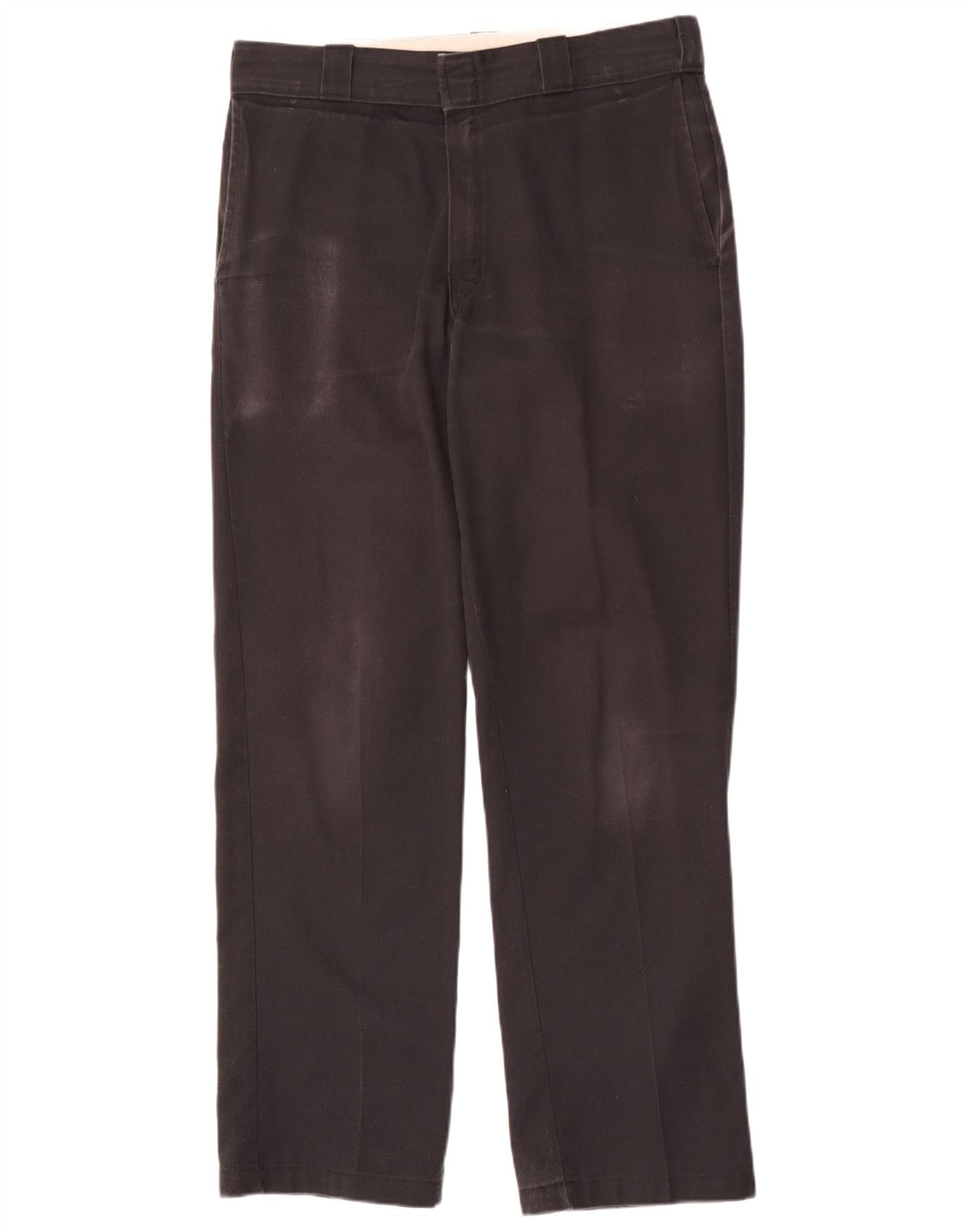 Dickies Mens Straight Chino Trousers W32 L32 Black